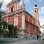 Frančiškanska cerkev, pogled od jugovzhoda