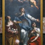 Jožef Ferdinand Fromiller (?): Sv. Lucija, Apolonija in Agata
